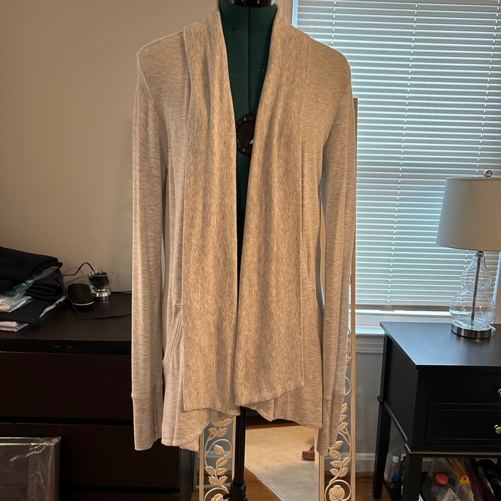 Athleta Heather Gray Cardigan